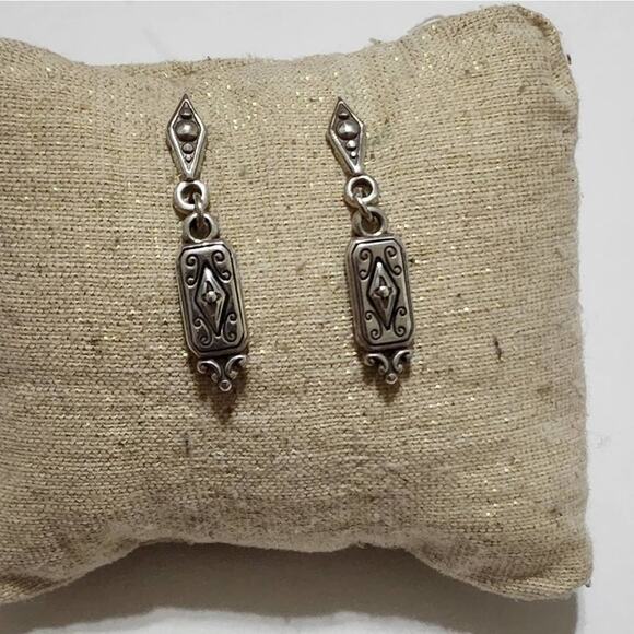 Brighton vintage retired post dangle earrings - Picture 2 of 5